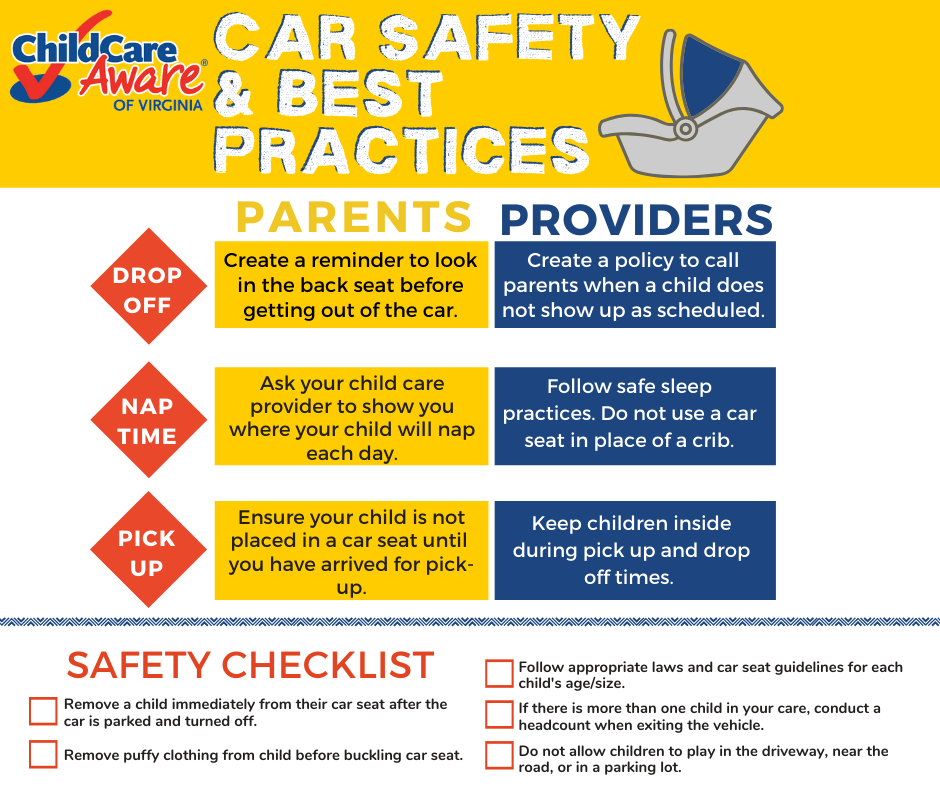 Child Care Aware Of Virginia Car Seat, Car Seat Guidelines Virginia